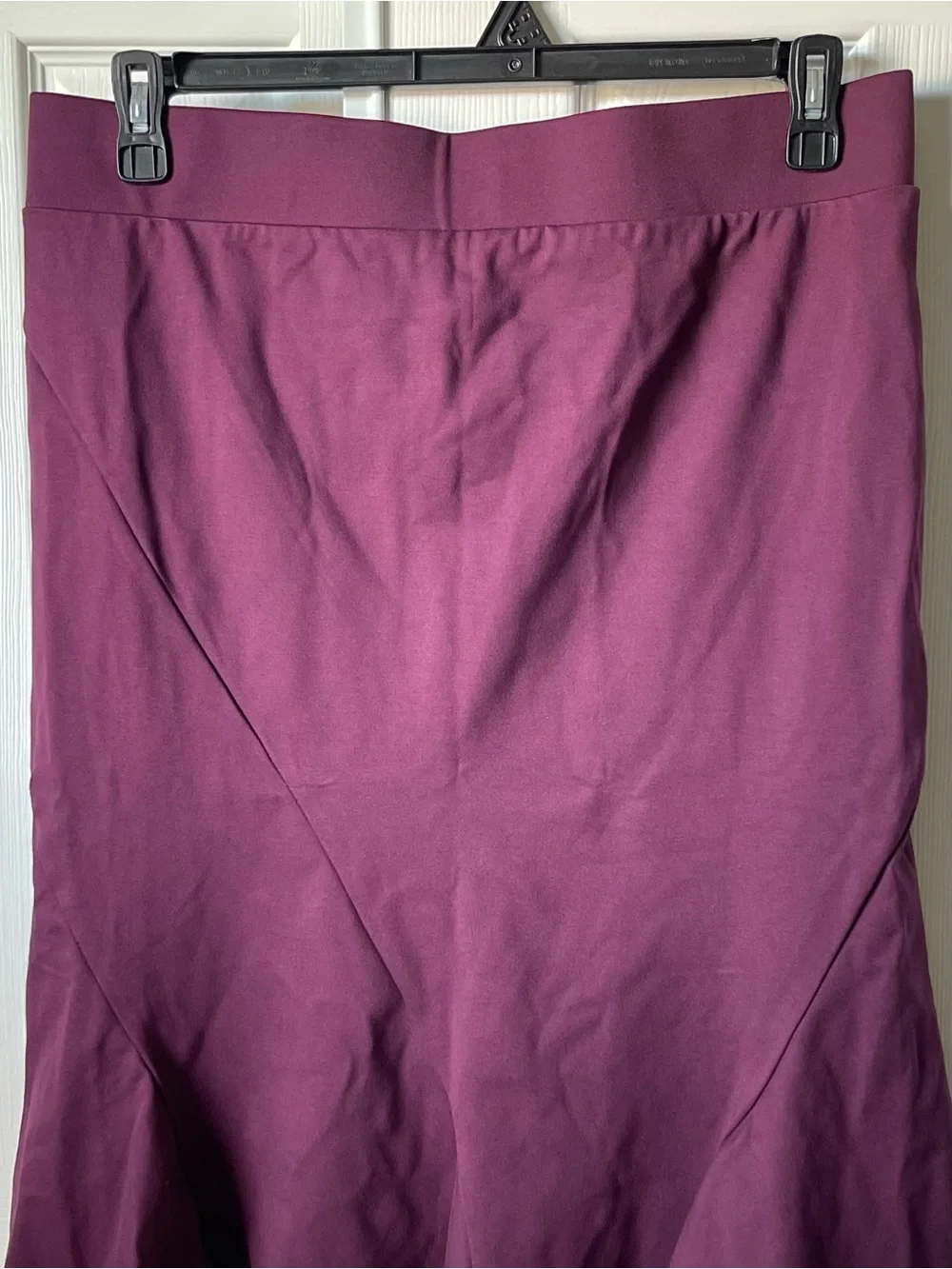 NWT Torrid Asymmetrical Seamed Flounce Skirt Plum Purple Size 1